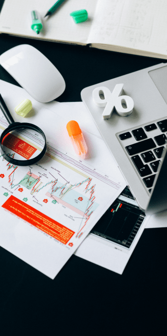 Image of desk with reports